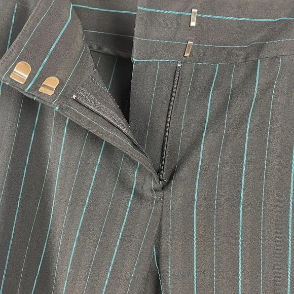 Cato Women High Rise Striped Wide Leg Pants Size 10 - Picture 6 of 10